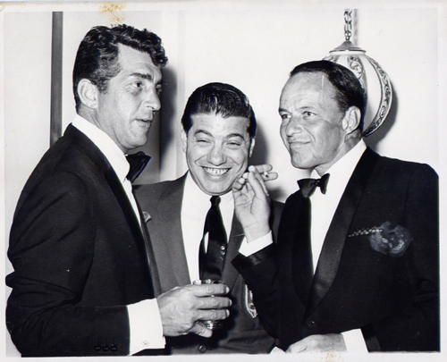 Dean Martin, Bud Furillo and Frank Sinatra